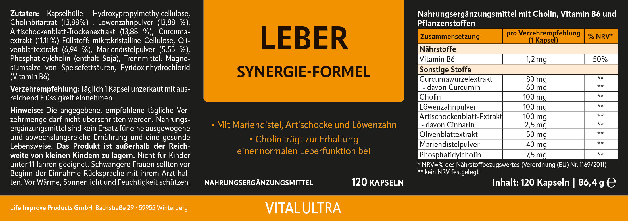 Produktabbildung oder Infografik