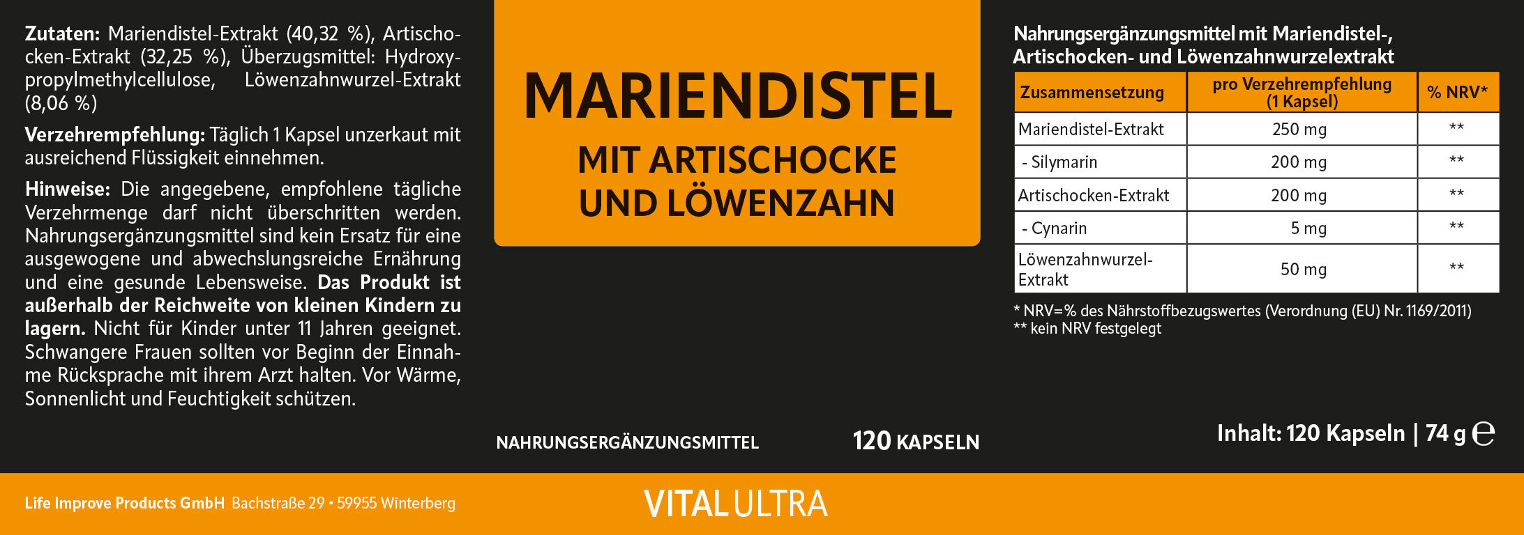 Produktabbildung oder Infografik