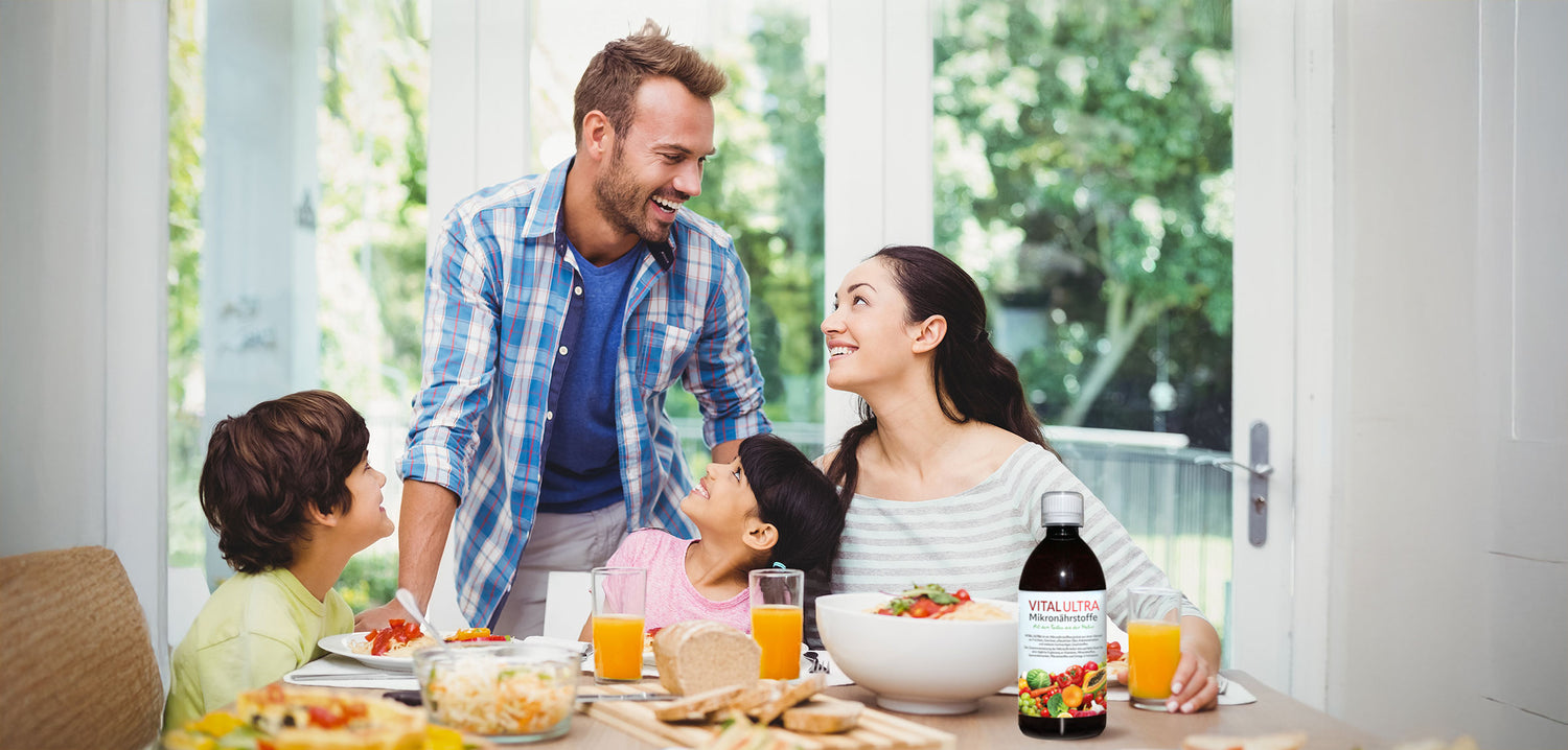 Frühstück mit Familie
