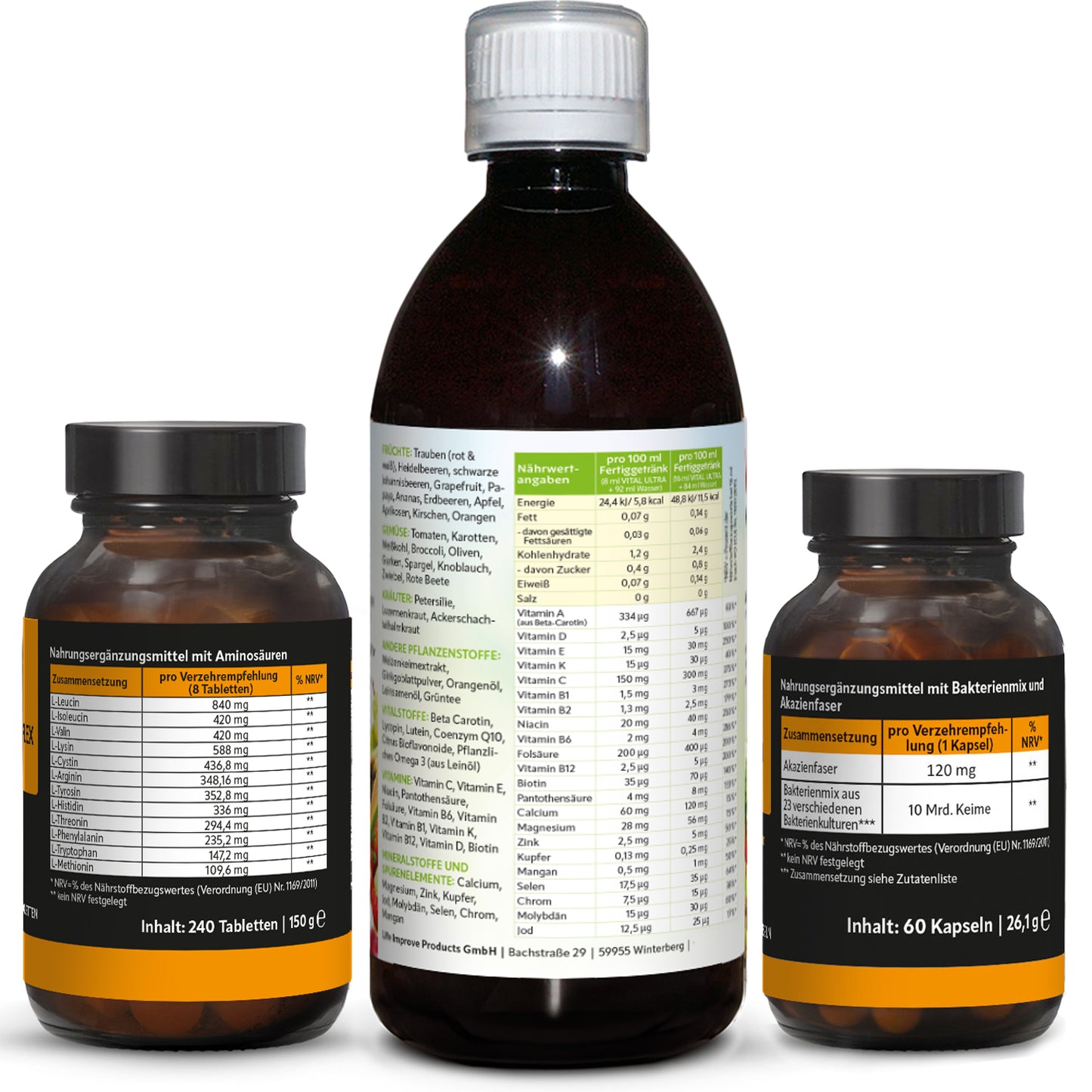 Vital Ultra, Darm Symbiotika & EAA 9+³