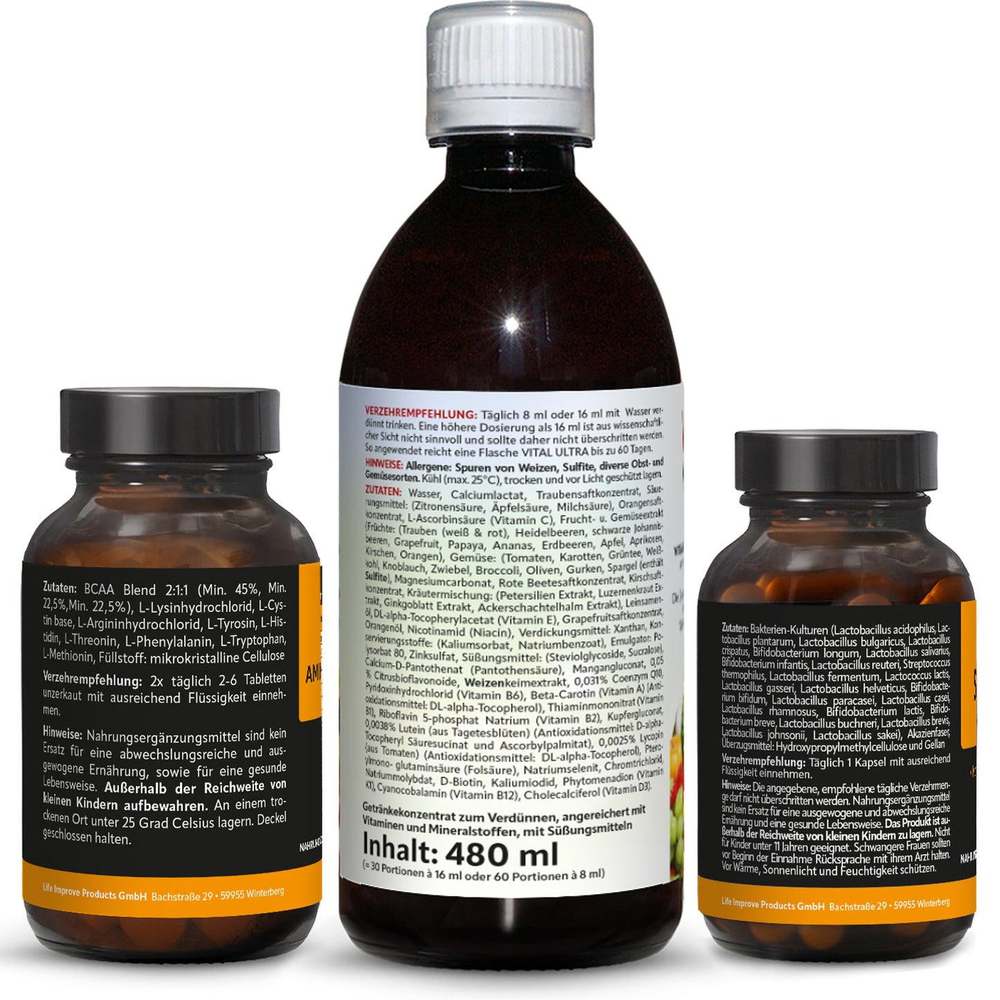 Vital Ultra, Darm Symbiotika & EAA 9+³